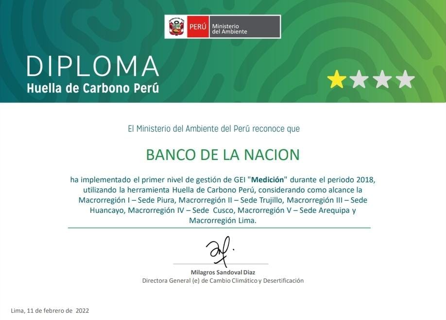 Certificación Huella de carbono